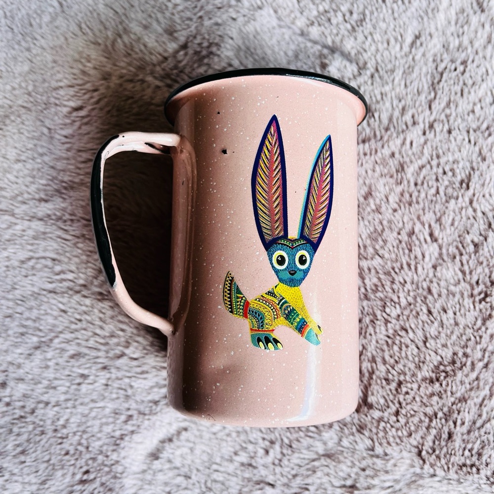 Mexican Enamel mug “Amorcito Corazon” (Riviera Maya)